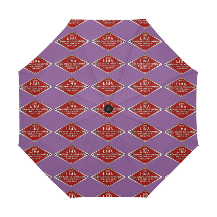 C&O 614 Builders Plate Auto-Fold Umbrella