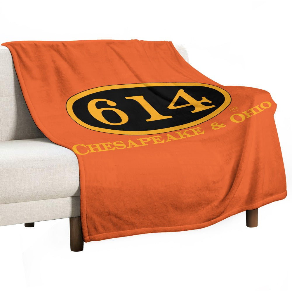 C&O 614 Flannel Blanket | 70 × 80 in
