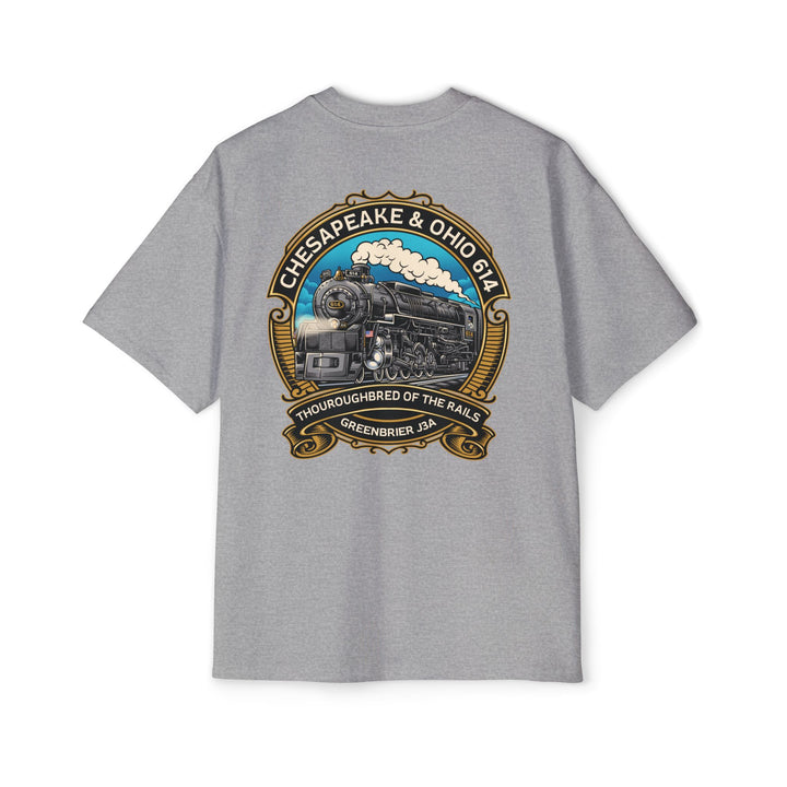 614 "Thoroughbred of The Rails" Men's Heavy Oversized Tee