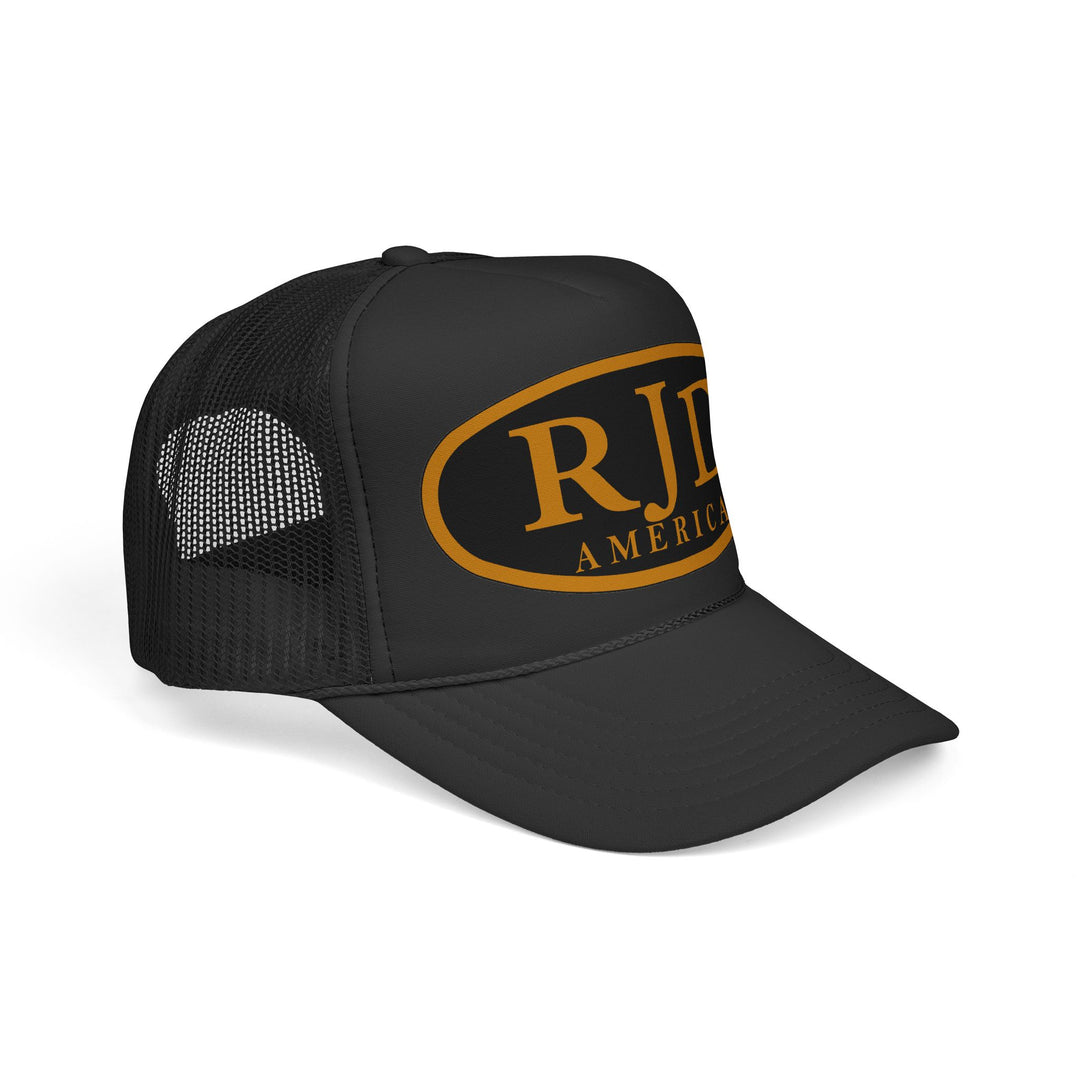 RJD America Retro Oval Logo Mesh Trucker Cap