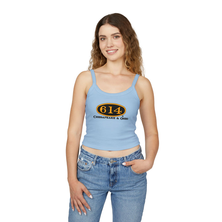 614 Number Plate Women's Spaghetti Strap Tank Top