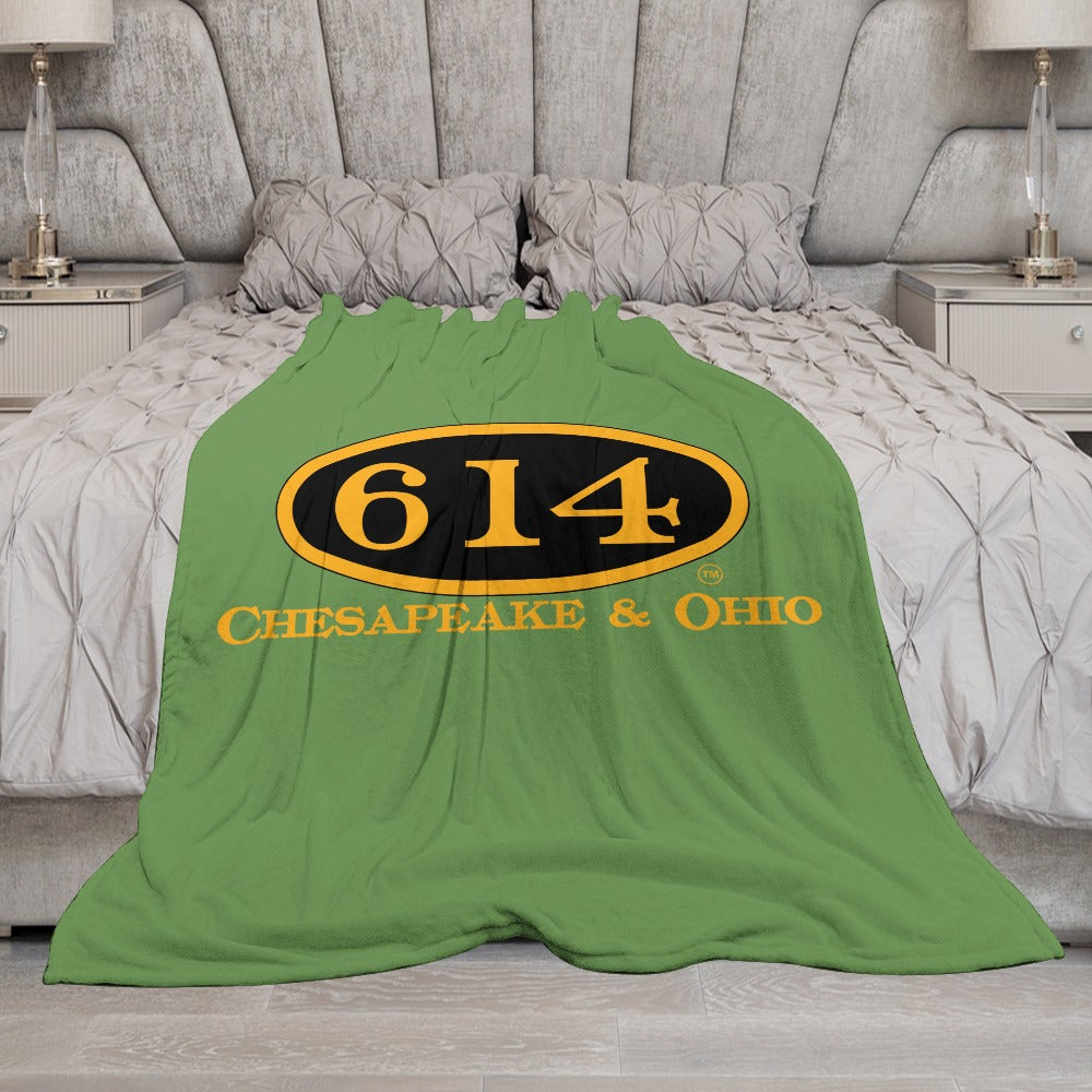 C&O 614 Flannel Blanket | 70 × 80 in