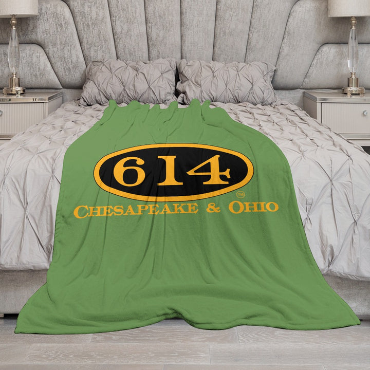 C&O 614 Flannel Blanket | 70 × 80 in