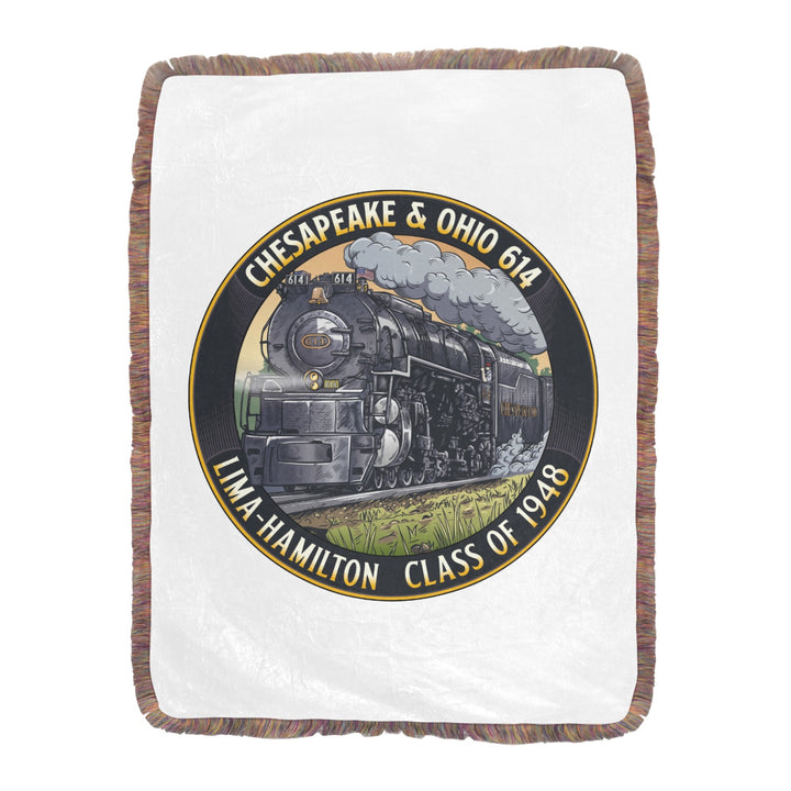 C&O 614 Class of 1948 Fringe Blanket | 60 × 80 in