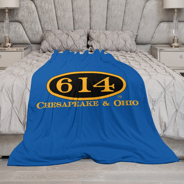 C&O 614 Flannel Blanket | 70 × 80 in