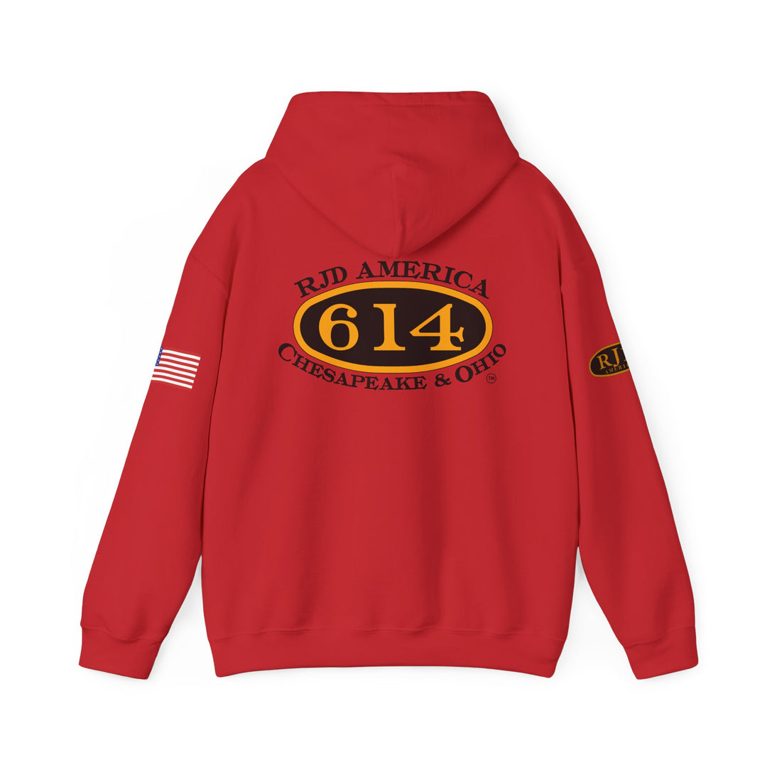 "RJD America for Progress" Hoodie — C&O 614 / RJD Logo on Back