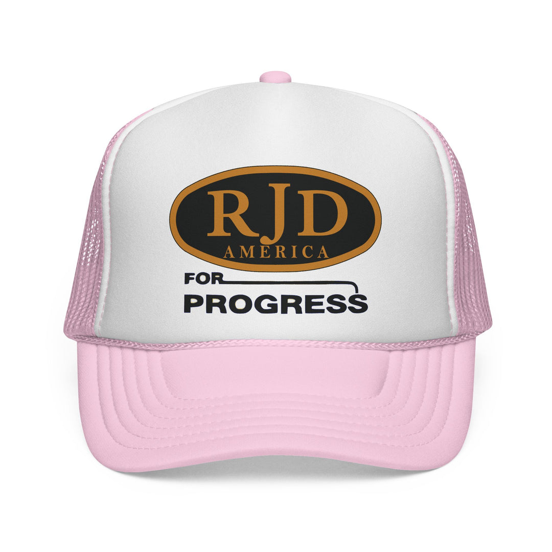 RJD America "For Progress" Trucker Cap — Mesh Snapback