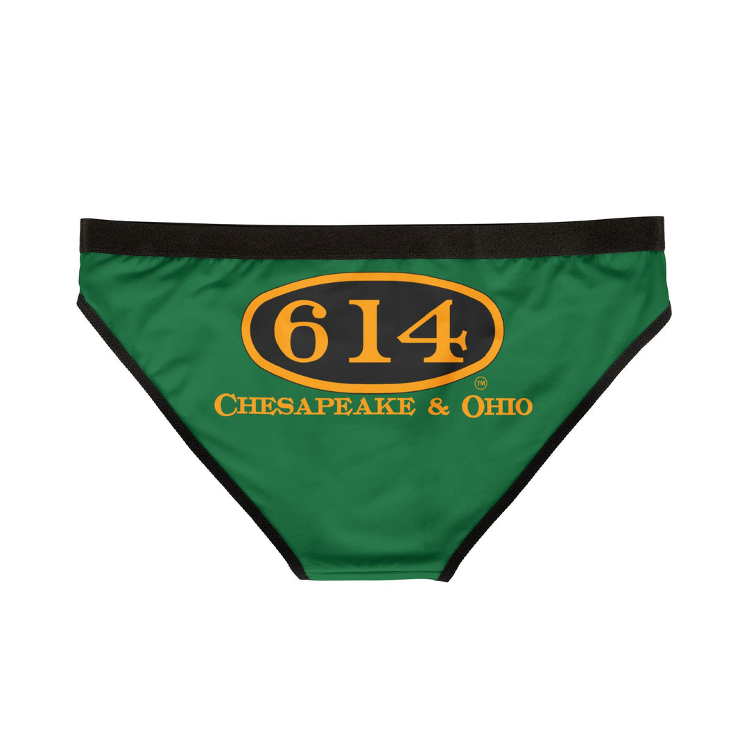C&O 614 Women's Bikini Briefs - Green - Railroad Heritage