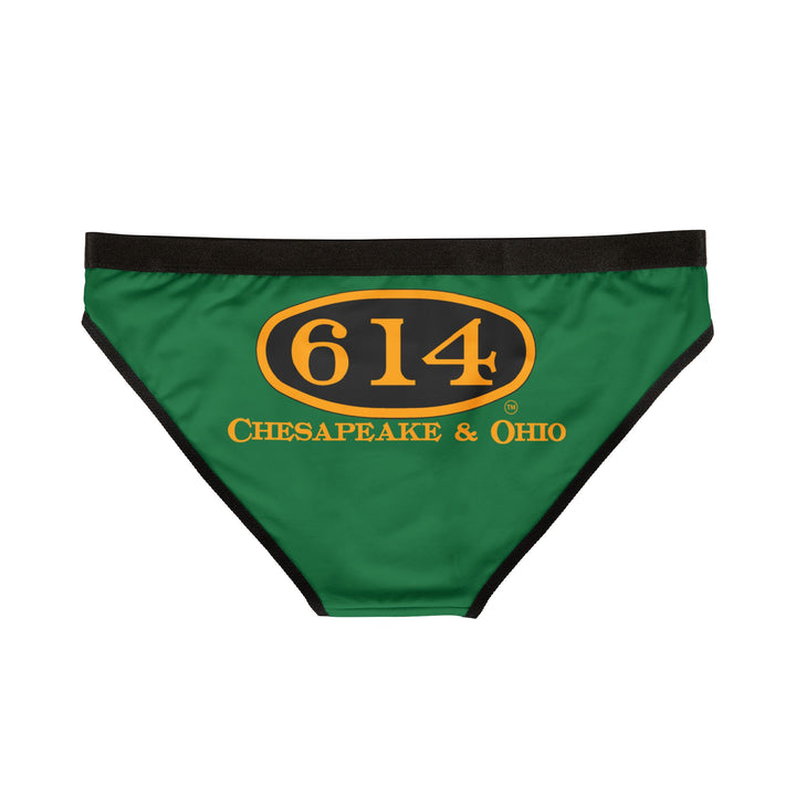 C&O 614 Women's Bikini Briefs - Green - Railroad Heritage