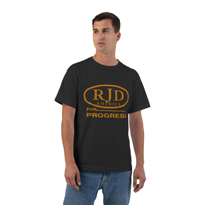 "RJD For Progress' T-Shirt - BLACK