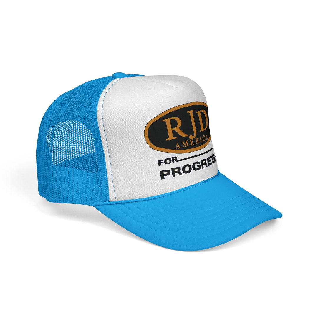 RJD America "For Progress" Trucker Cap — Mesh Snapback