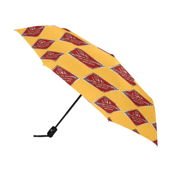 C&O 614 Builders Plate Auto-Fold Umbrella