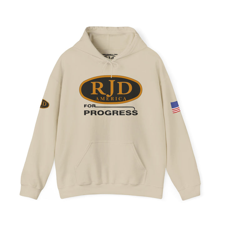 "RJD America for Progress" Hoodie — C&O 614 / RJD Logo on Back