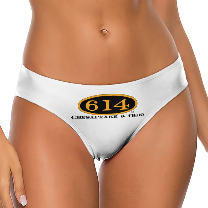 C&O 614 Number Plate Women's Stretch Swim Thong