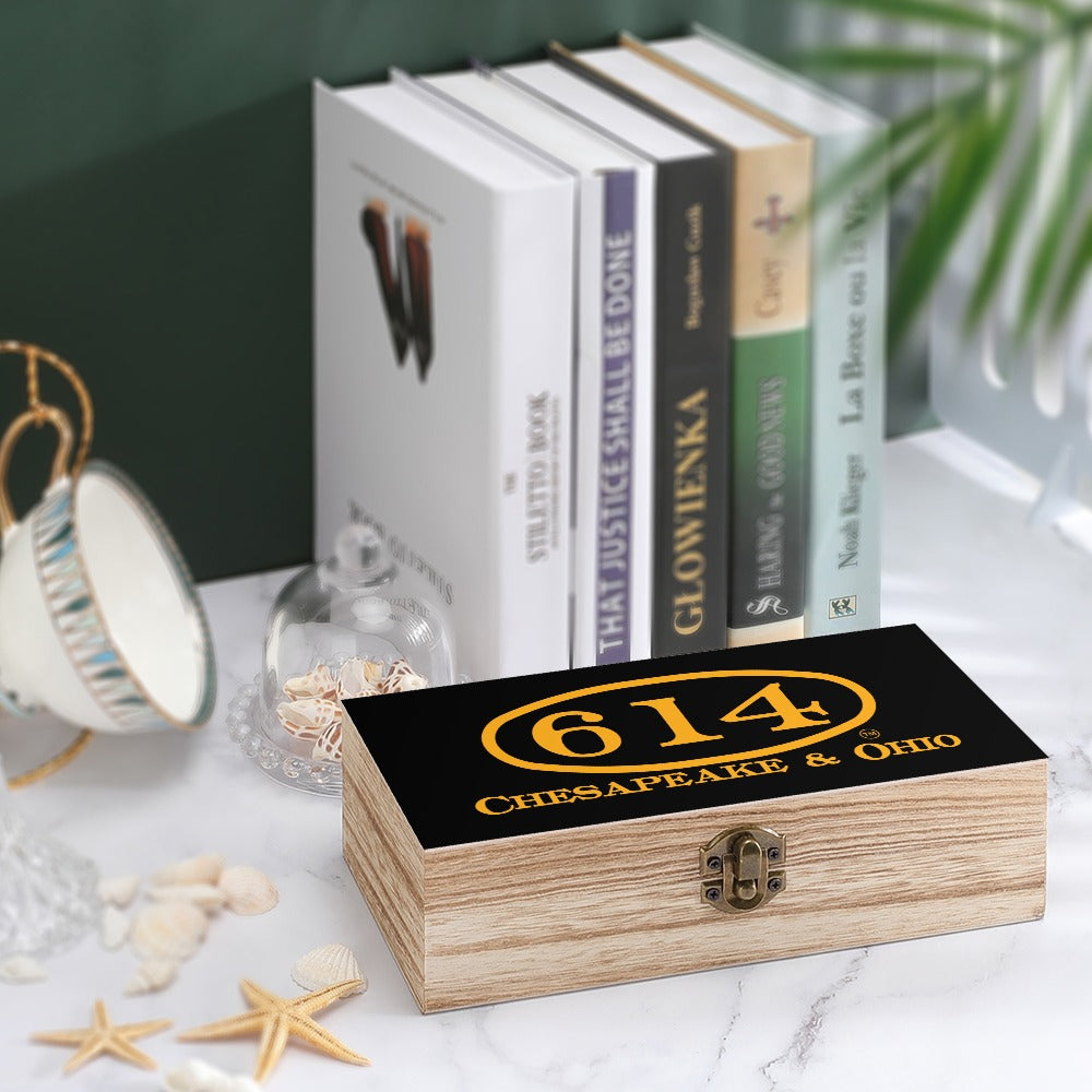 C&O 614 Wooden Keepsake Storage Box | Paulownia Wood