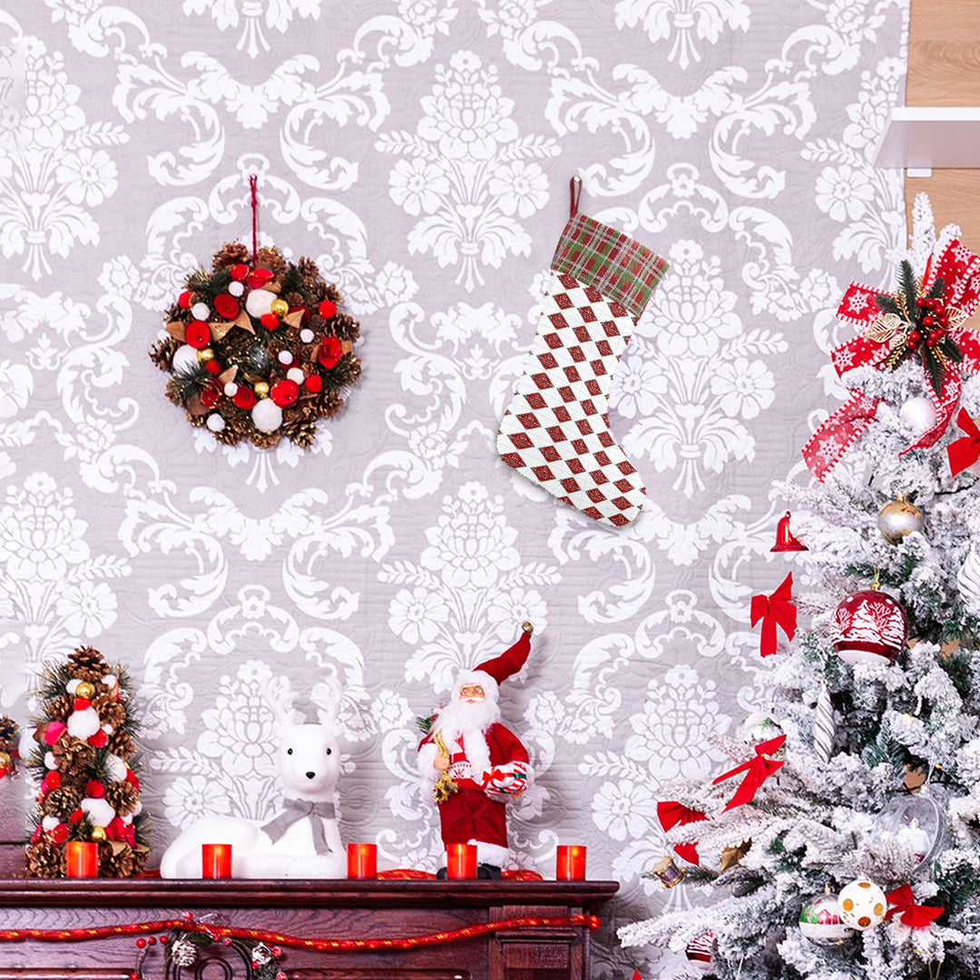 C&O 614 Reversible Sequin Christmas Stocking
