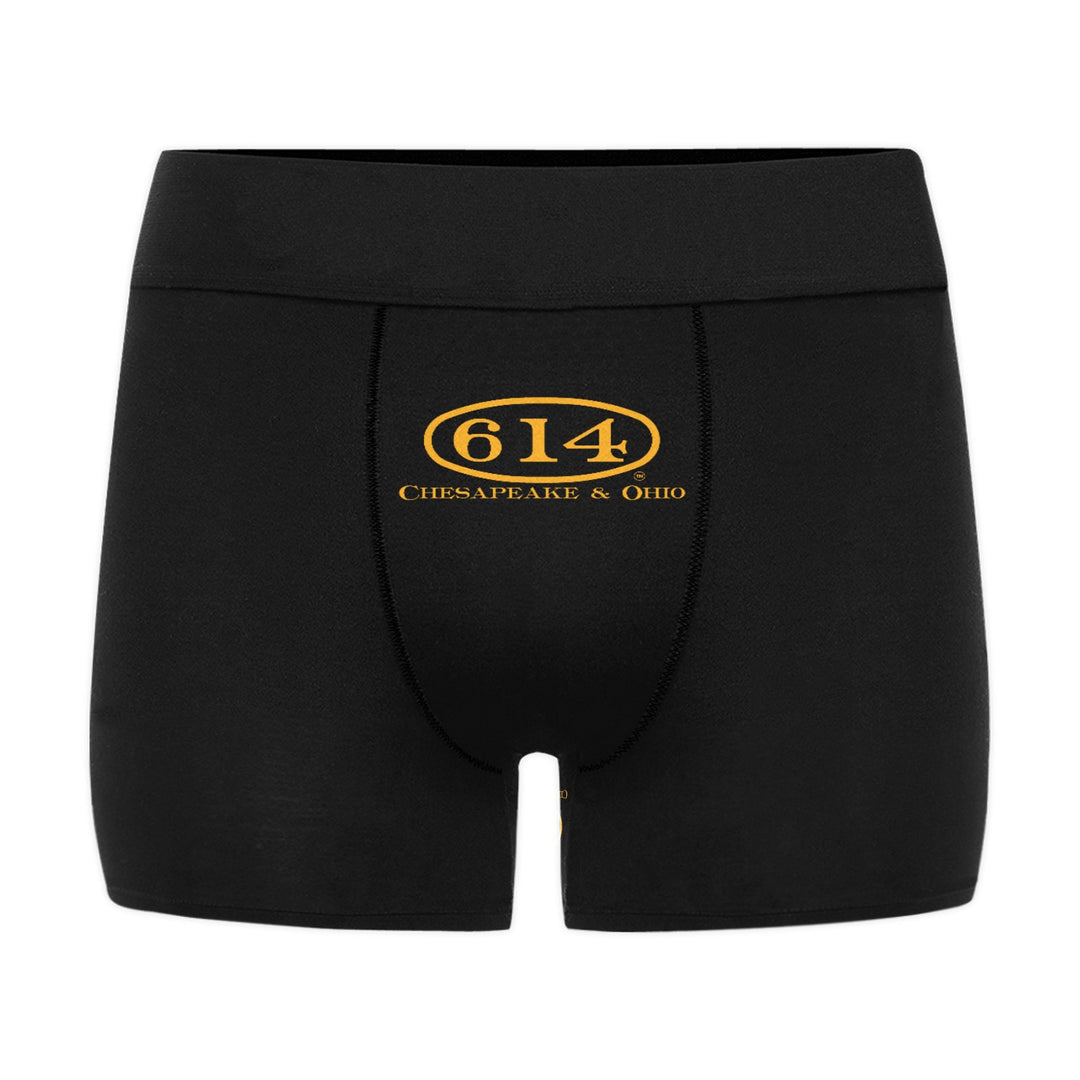 C&O 614 Number Plate Men's Boxer Briefs with Custom Waistband (L10)