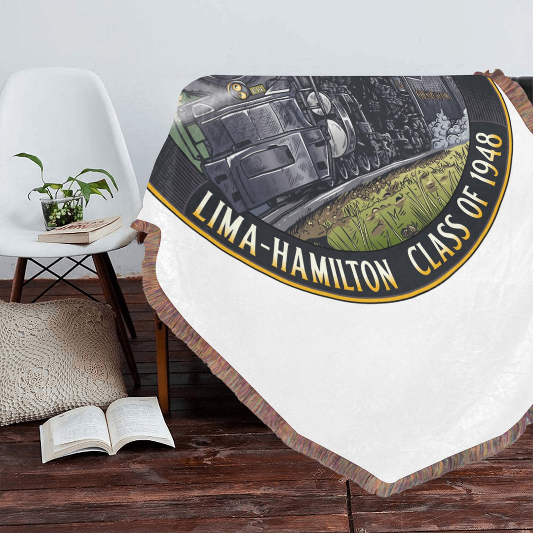 C&O 614 Class of 1948 Fringe Blanket | 60 × 80 in
