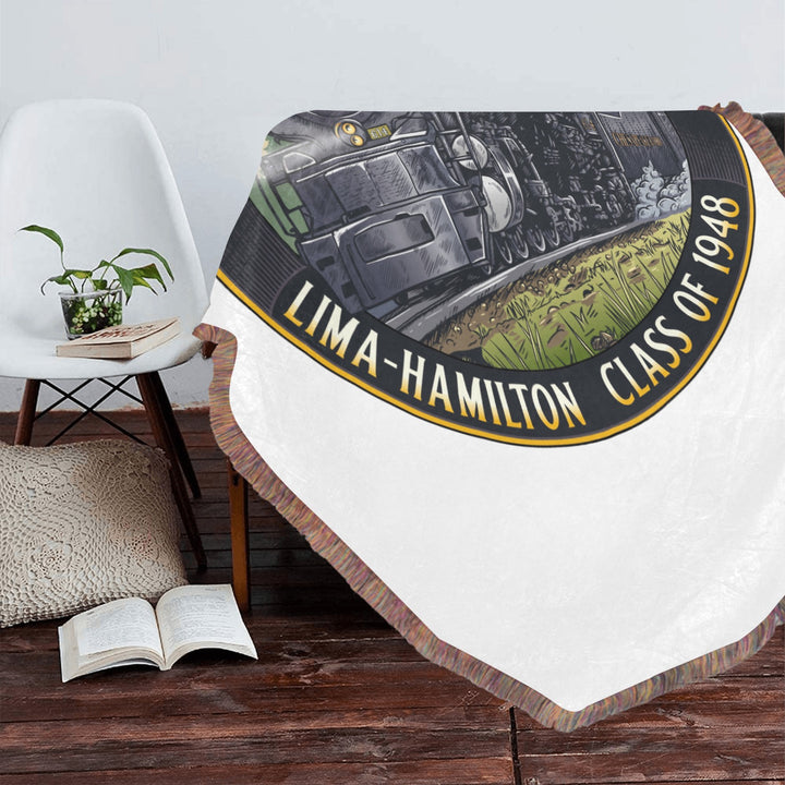 C&O 614 Class of 1948 Fringe Blanket | 60 × 80 in