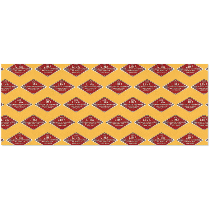 C&O 614 Builder's Plate Gift Wrapping Paper, 3-Roll Set