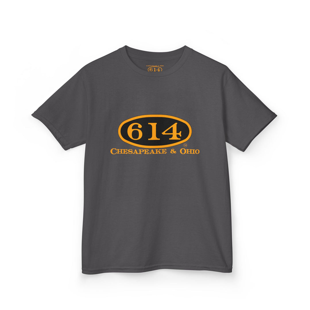 Kids Tee with C&O 614 Number Plate and Custom Artwork