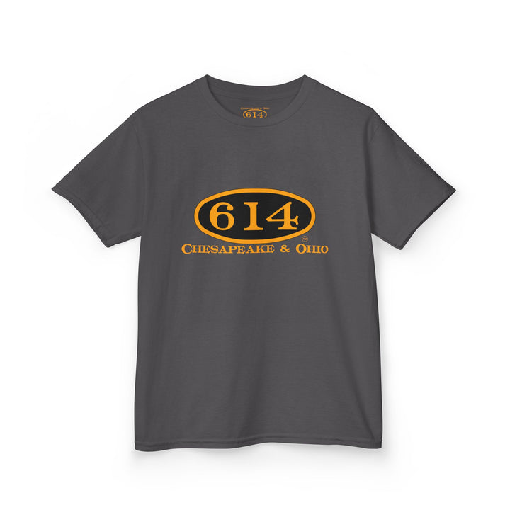 Kids Tee with C&O 614 Number Plate and Custom Artwork