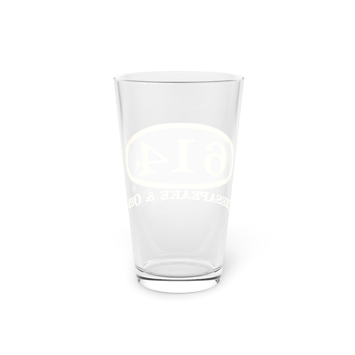 614 Pint Glass, 16oz