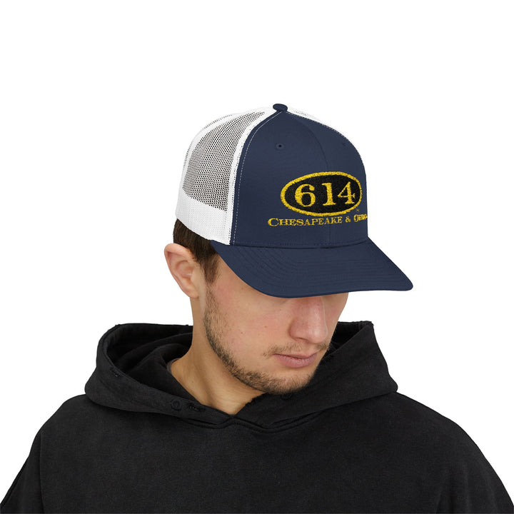 C&O 614 Embroidered Snapback Trucker Cap