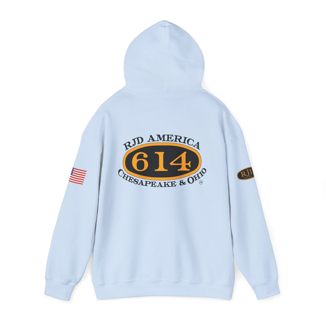 "RJD America for Progress" Hoodie — C&O 614 / RJD Logo on Back