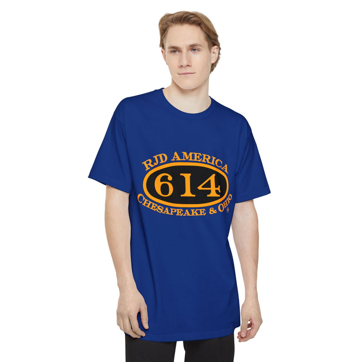 C&O 614 / RJD America - Big and Tall Size T-Shirt  with custom artwork on back