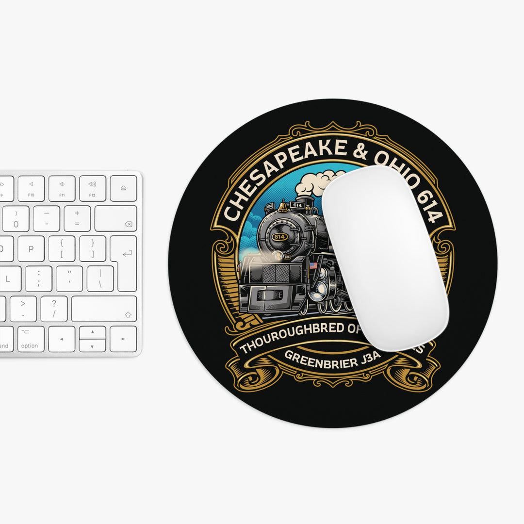 614 "Thoroughbred of The Rails"  Mouse Pad V2