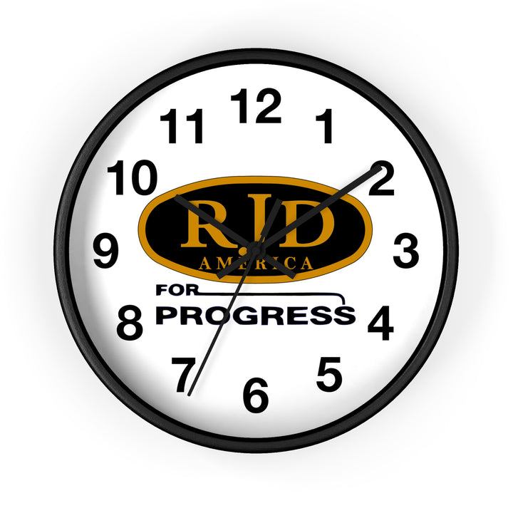 RJD America For Progress Wall Clock