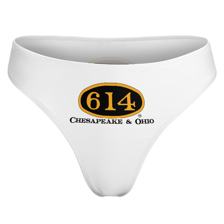 C&O 614 Number Plate Women's Stretch Swim Thong