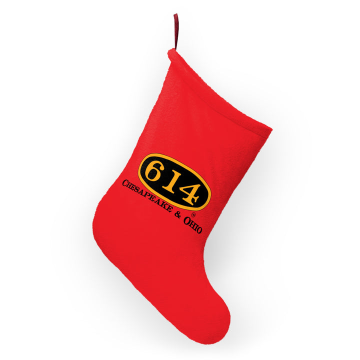 C&O 614 Christmas Stocking - Personalized 614 / RJD Logo Holiday Stocking