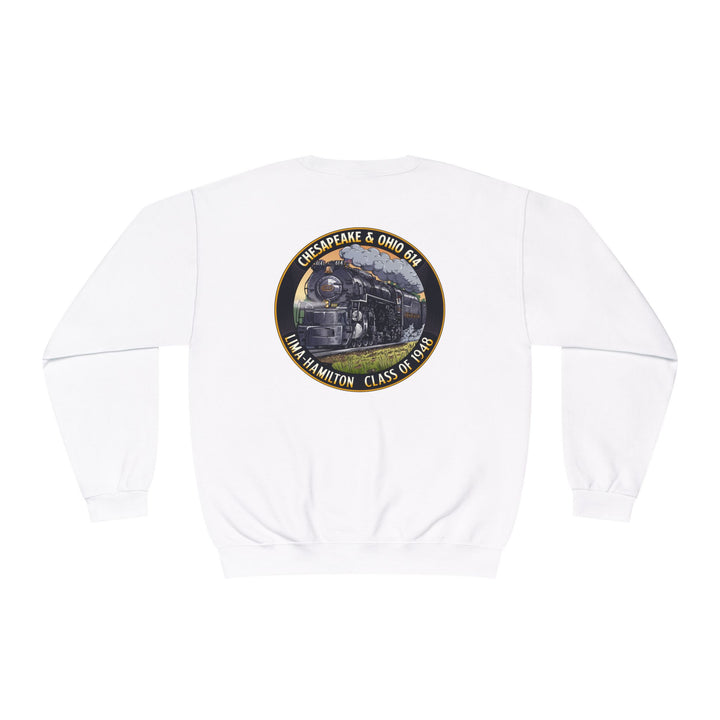 Chesapeake & Ohio 614 Railroad Vintage Crewneck Sweatshirt