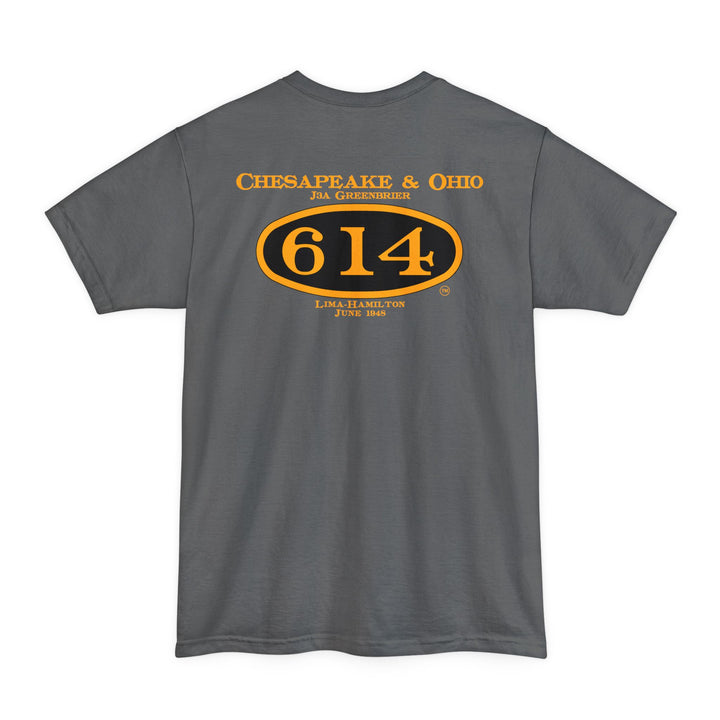 C&O 614 Big and Tall Size T-Shirt with number plate