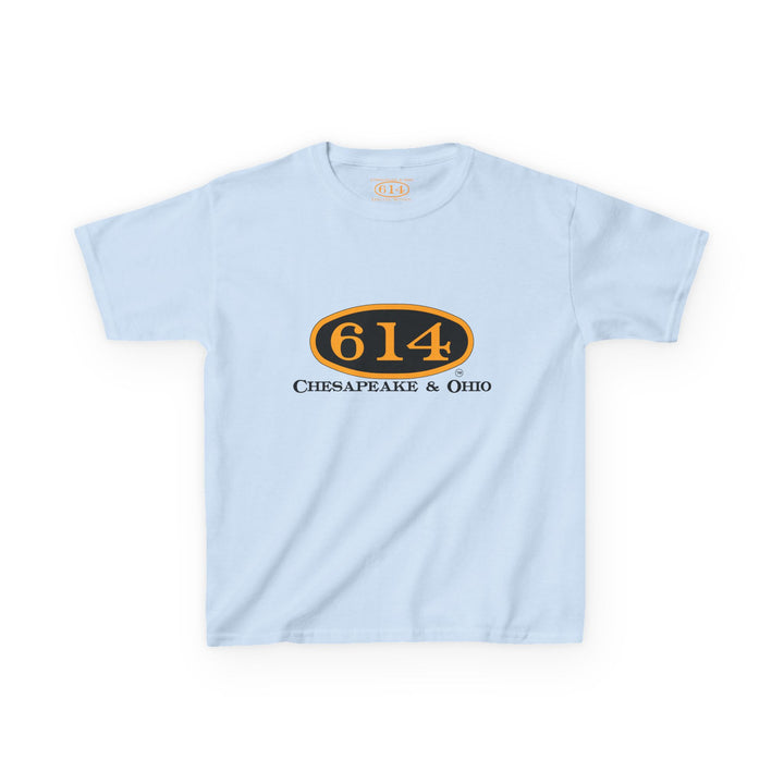 Kids Tee with C&O 614 Number Plate and Custom Artwork