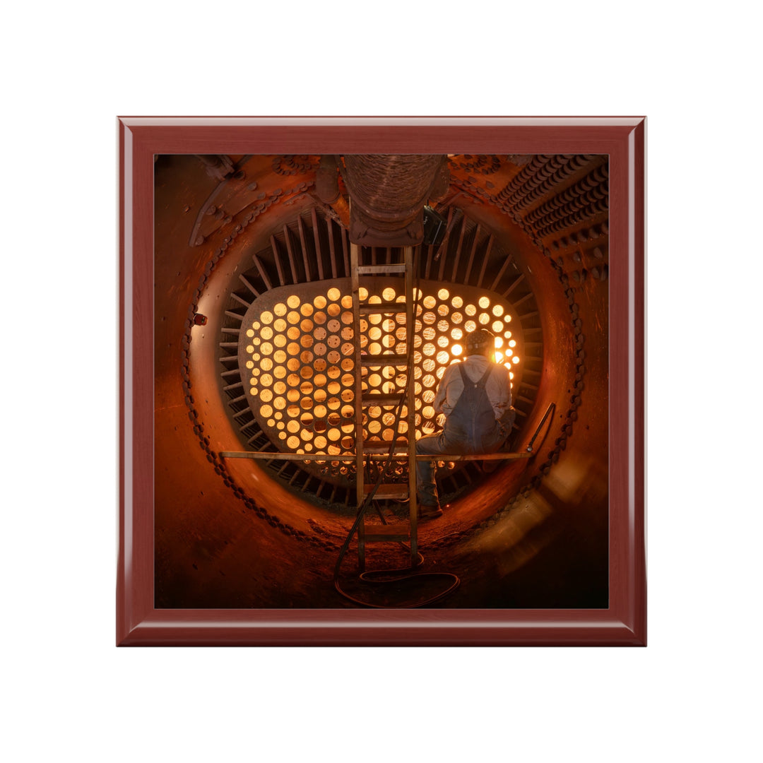 Firebox Jewelry Box — C&O 614 Collectible Jewelry Case