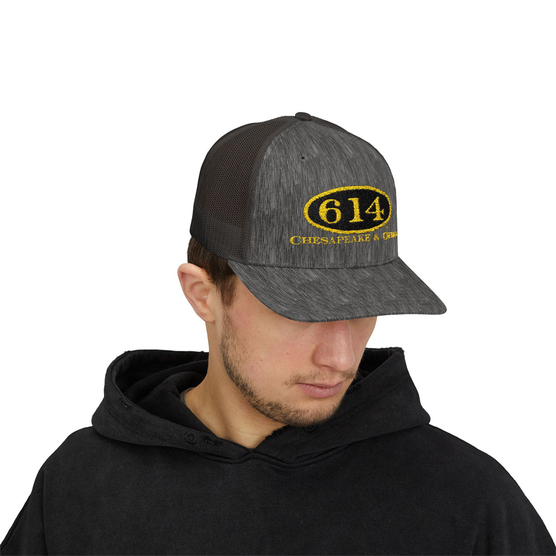 C&O 614 Embroidered Snapback Trucker Cap