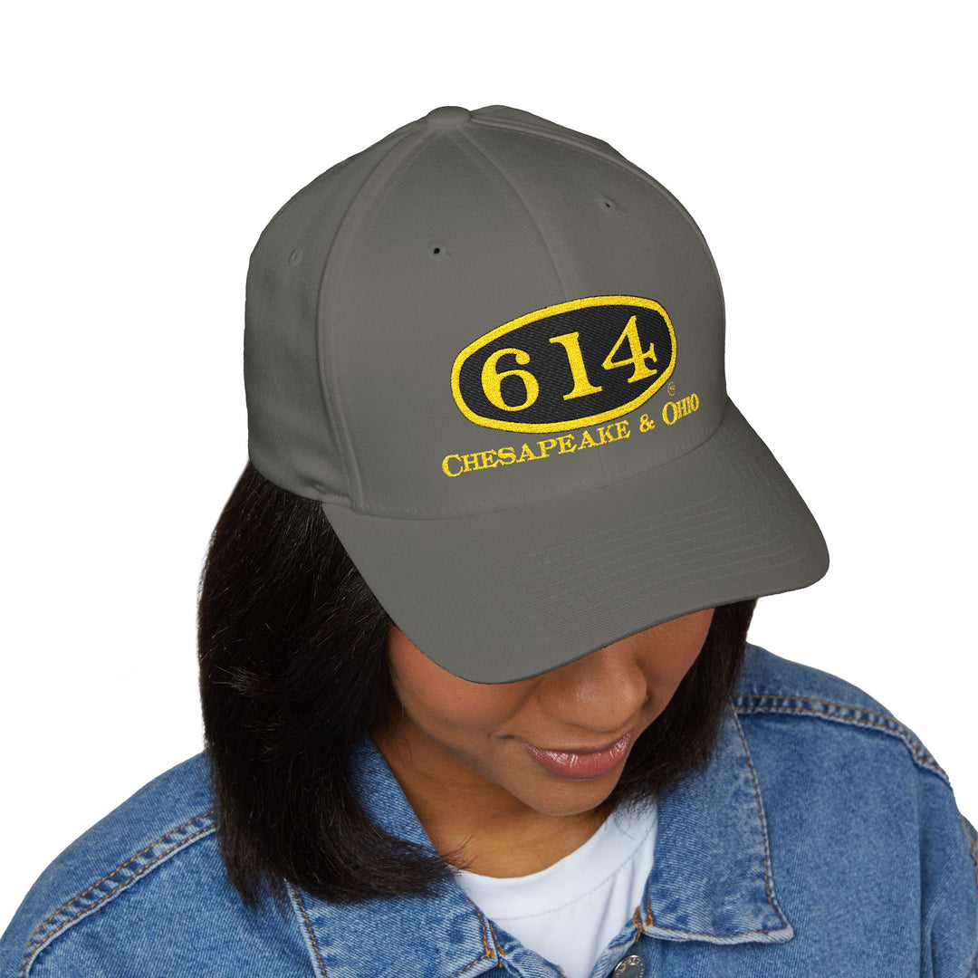 C&O 614 Embroidered Cap — Four-Sided Logo Baseball Hat