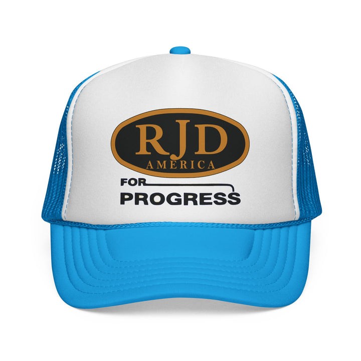 RJD America "For Progress" Trucker Cap — Mesh Snapback