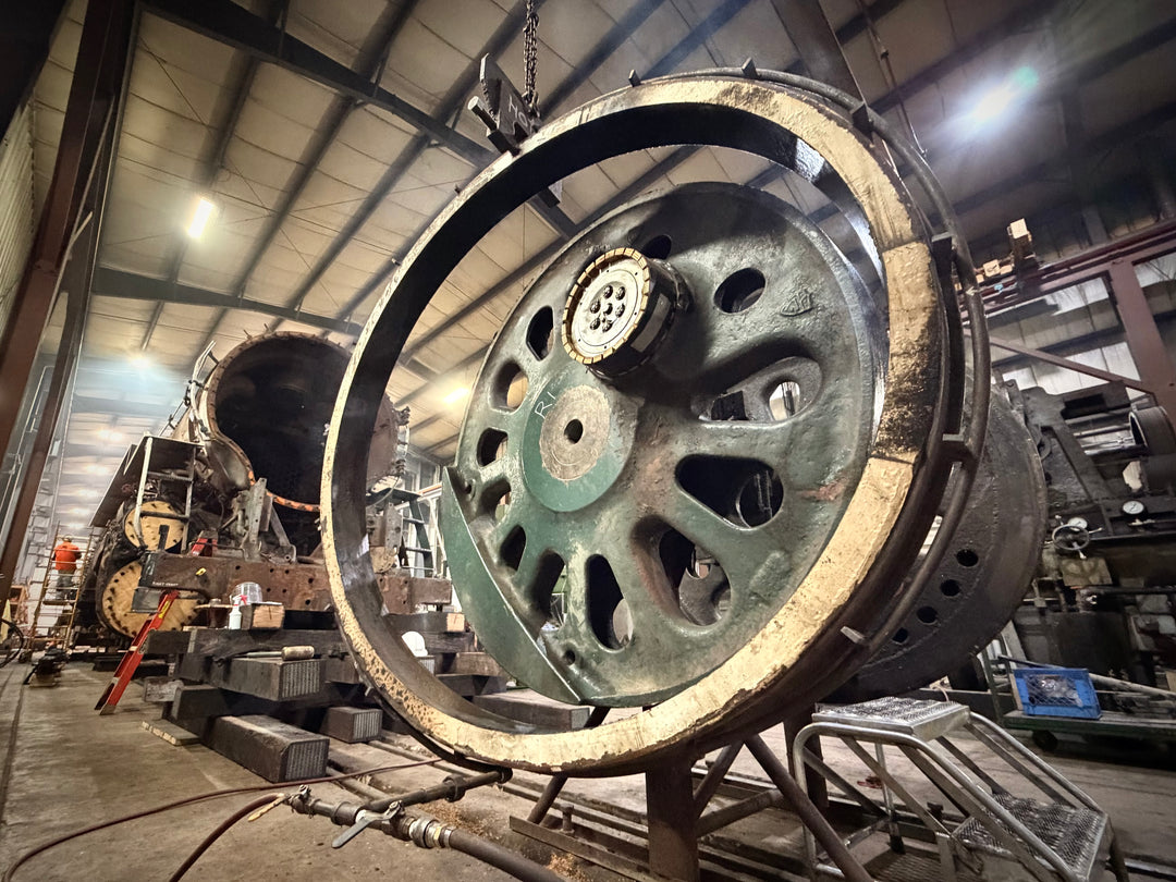 C&O 614 Authentic Driver Tire Segment — The Steel That Touched the Rails 🚂