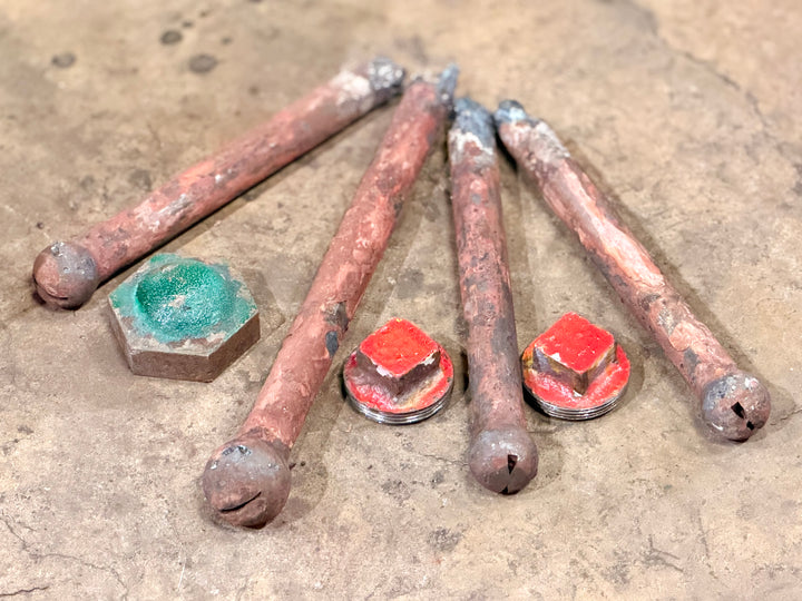 Authentic C&O 614 Retired Flexible STAYBOLT & CAP - Available While Limited Supplies Last