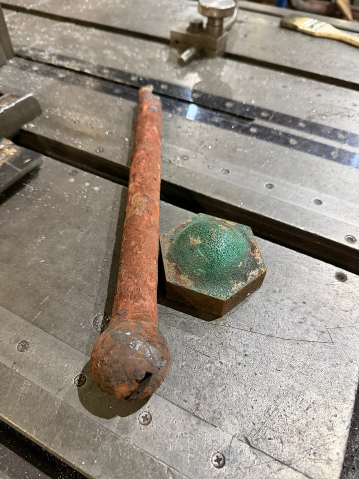 Authentic C&O 614 Retired Flexible STAYBOLT & CAP - Available While Limited Supplies Last