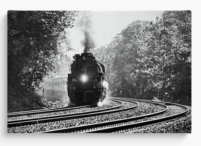 "Westbound through Waldwick" Custom 16" x 24" Canvas Print