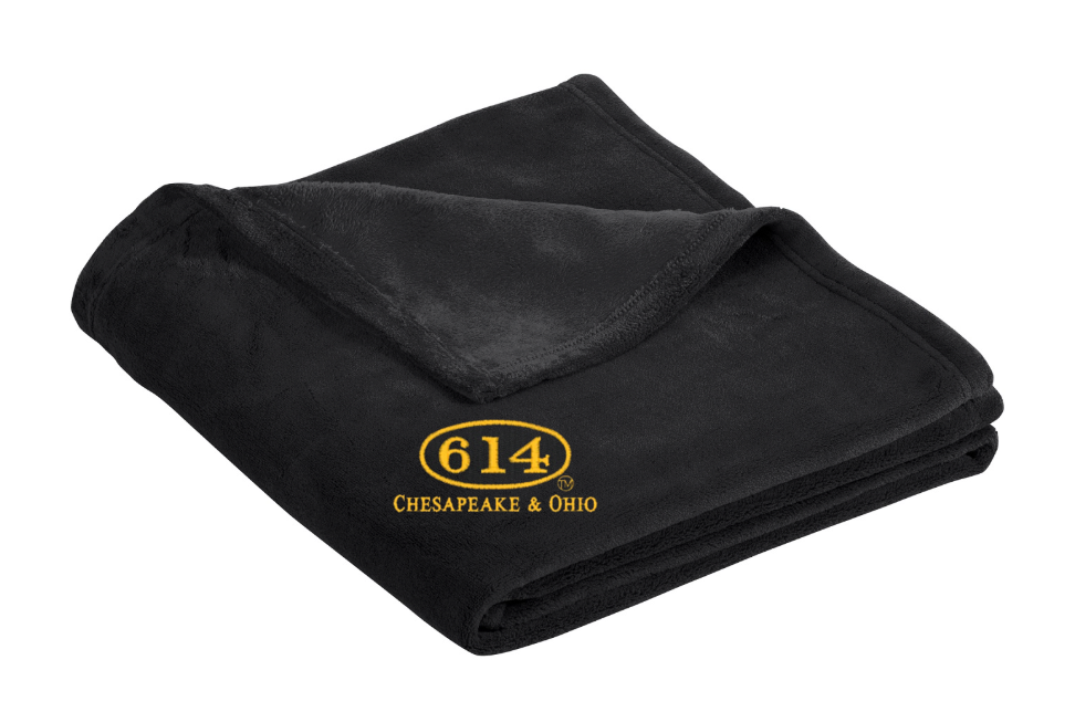 614 Embroidered Port Authority Embroidered Ultra Plush Blanket