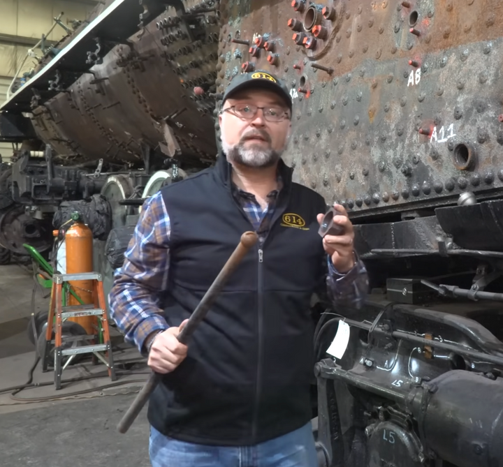 Authentic C&O 614 Retired Flexible Staybolt & Cap - Available While Limited Supplies Last