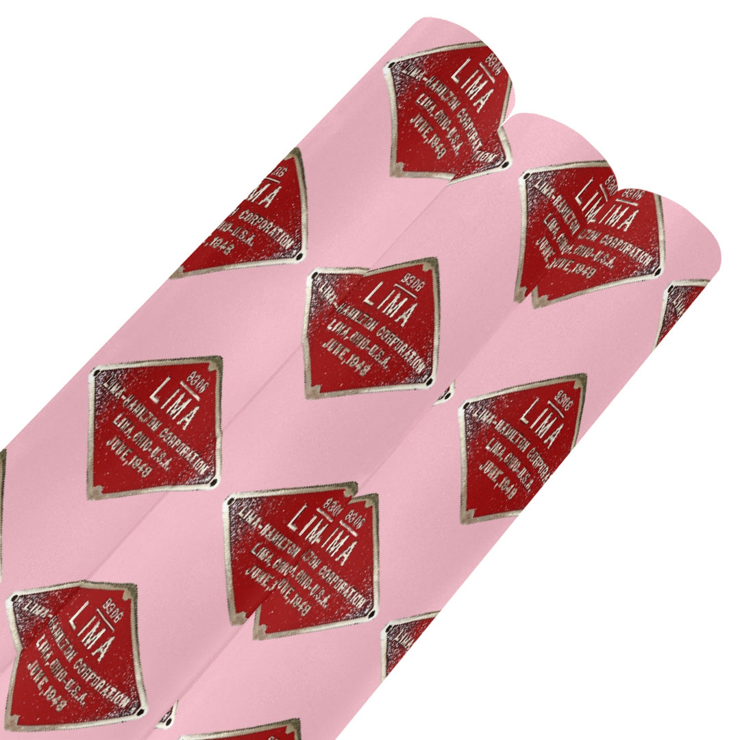 C&O 614 Builder's Plate Gift Wrapping Paper, 3-Roll Set