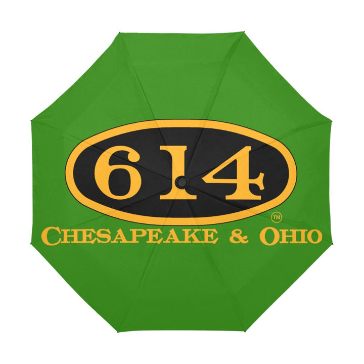 C&O 614 Number Plate Logo Auto-Folding Umbrella
