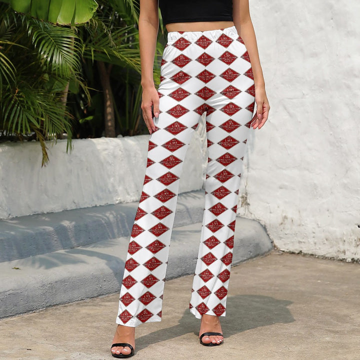 C&O 614 Builder's Plate Women's High-Waisted Flared Pants